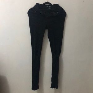 Distracted high rise jeans